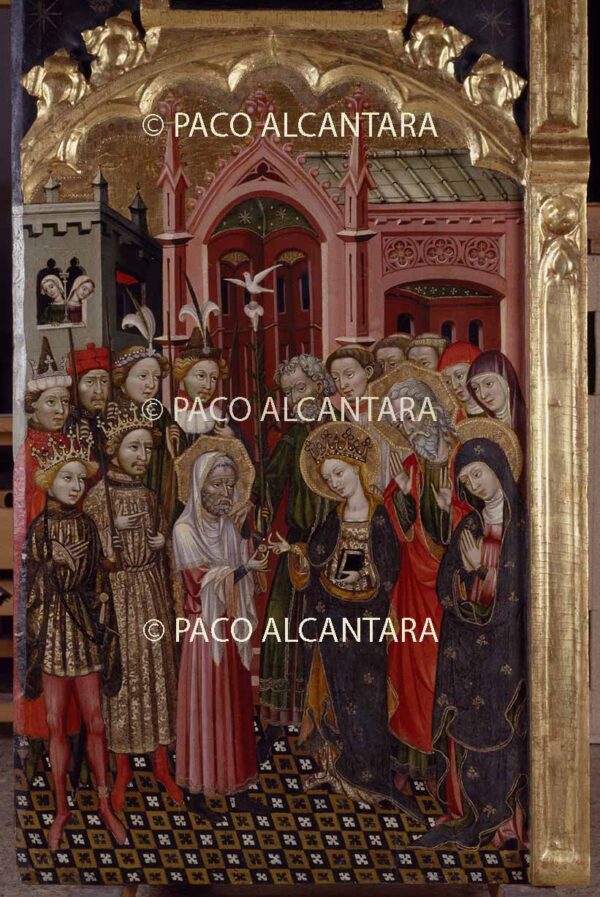 Retablo de la Virgen.Detalle