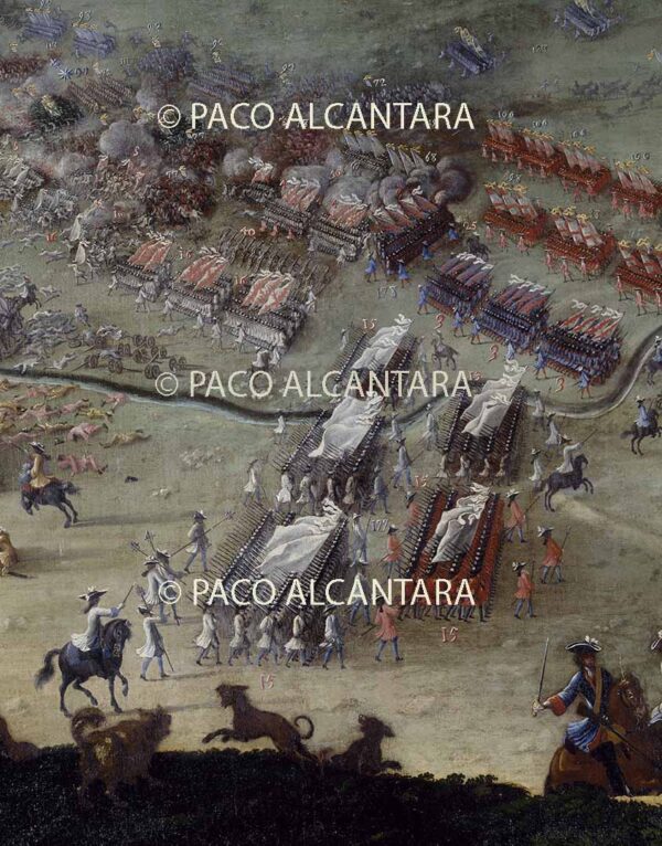 Batalla de Almansa.Detalle