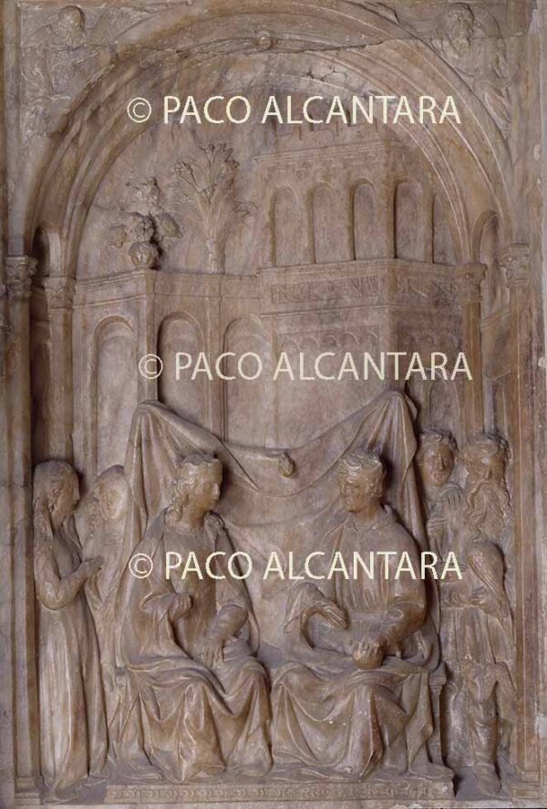 Retablo de alabastro. Capilla Santo Cáliz.Fragmento