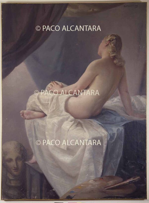 Desnudo en el estudio.1943