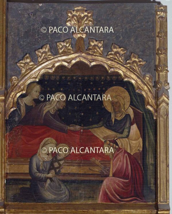 Retablo de la Virgen y San Marcos.