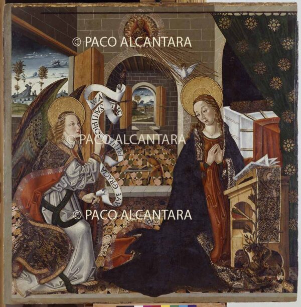 Retablo de la vida de María.