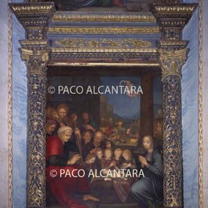 Retablo de la adoración de los pastores.