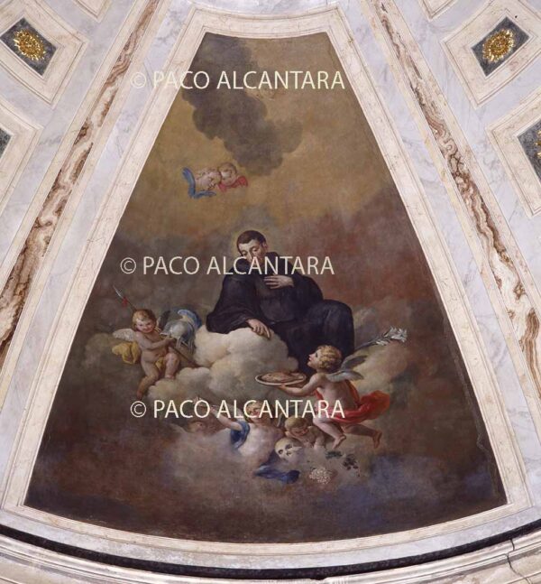 Cúpula de la capilla del Beato Gaspar Bono.