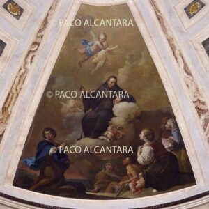 Cúpula de la capilla del Beato Gaspar Bono.