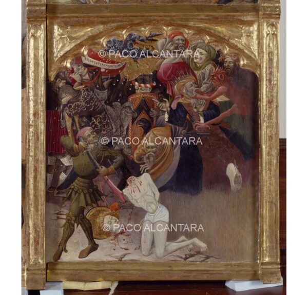 3194-Pintura-Degollación de San Jorge. Retablo de la vida de San Jorge