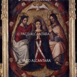 Coronación de la Virgen por la Trinidad. Retablo de San Miguel.