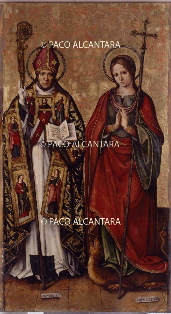 San Dionisio y Santa Margarita. Retablo de San Dionisio y Santa Margarita.