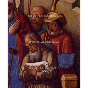 3463-Pintura-Natividad y adoración de los pastores (detalle)