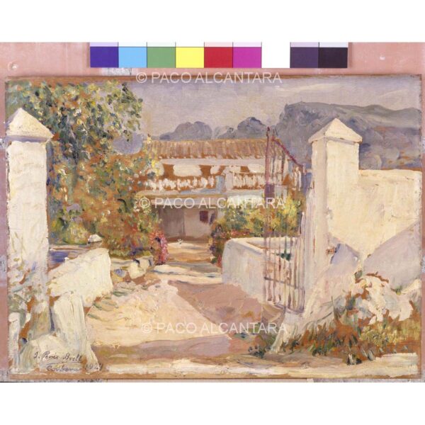 3582-Pintura-Chalet de Corbera. 1927