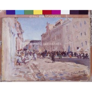 3596-Pintura-Porrat de sant Antoni. 1919