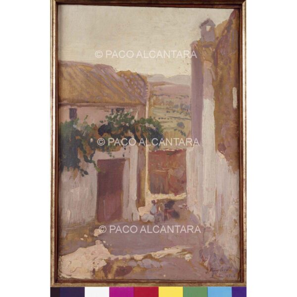 3605-Pintura-Calle de Llíria. 1906