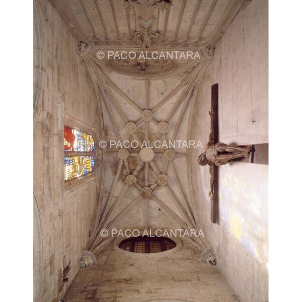 3734-Arquitectura-Bóveda del pasadizo a la capilla del Santo Cáliz