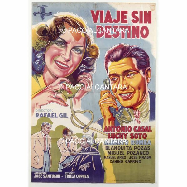 4286-Cartel de cine-Viaje sin destino