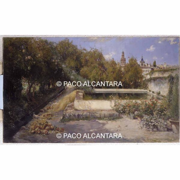 4362-Pintura-Paisaje con alberca