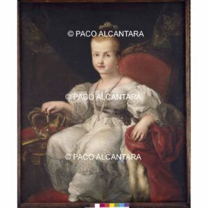 4385-Pintura-Retrato de Isabel II niña