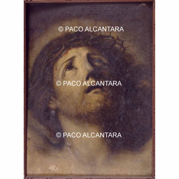 4621-Pintura-Cabeza de Cristo con corona de espinas