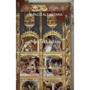 4714-Pintura-Retablo de la Virgen. Escenas de la vida de la Virgen