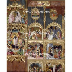 4715-Pintura-Retablo de la Virgen. Escenas de la vida de la Virgen