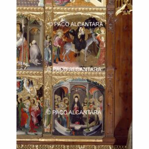 4717-Pintura-Retablo de la Virgen. Escenas de la vida de la Virgen