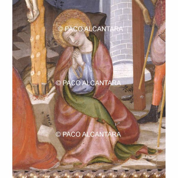 4749-Pintura-Detalle del calvario. Retablo Santa Clara y Santa Eulalia