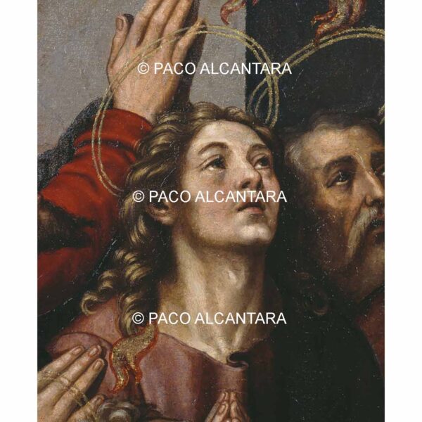 4988-Pintura-Pentecostés. Retablo Mayor de Fuente la Higuera