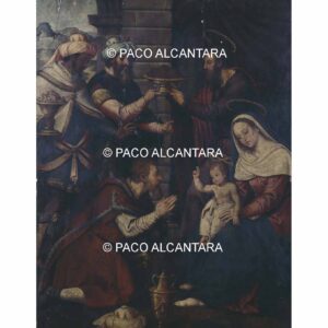 4992-Pintura-Adoración de los Magos. Retablo Mayor de Fuente la Higuera