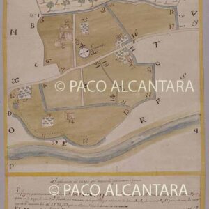 Mapa de la heredad de Torrega del Puig (Játiva) (1755).