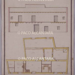 Plan del horno de la Olivera (1750).