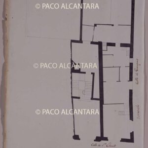 Planta del entresuelo casa calle San Vicente (1805).