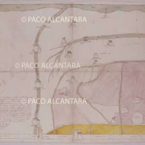 Plano del diezmario de Ruzafa (1750).