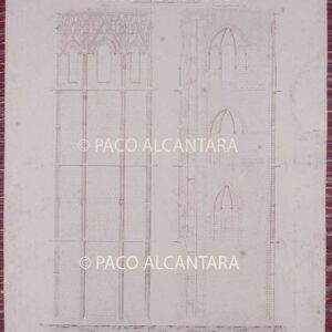 Estado actural de la torre denominada El Miguelete (1860).