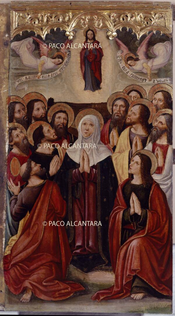 Ascensión del Señor. Retablo de San Dionisio y Santa Margarita.