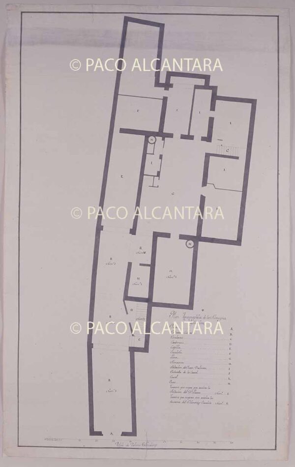 Plan ignographico de la Almoina (1830).