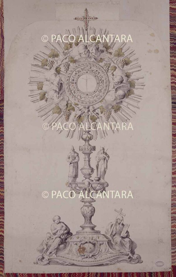 Diseño de custodia (1785).