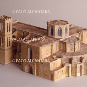 Maqueta docentista de la catedral (1262-1330). En proceso de ejecución.