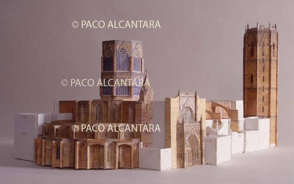 Maqueta cuatrocentista de la catedral (1430-1530). En proceso de ejecución.