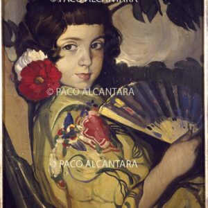 Retrato de niña con mantón