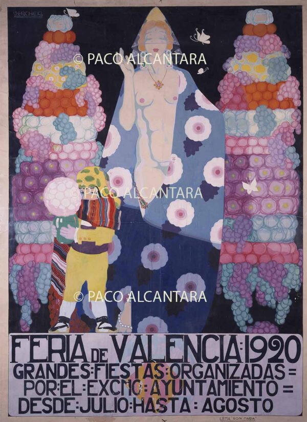 Cartel Feria de Julio de 1920.