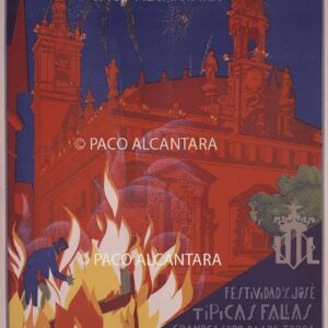 Cartel de fallas de 1930.