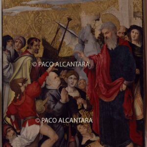 Escena de la vida de San Andrés.Milagro de lso ahogados.